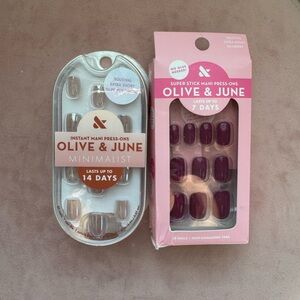 NWT Olive and June Press-on Nails Two Packs